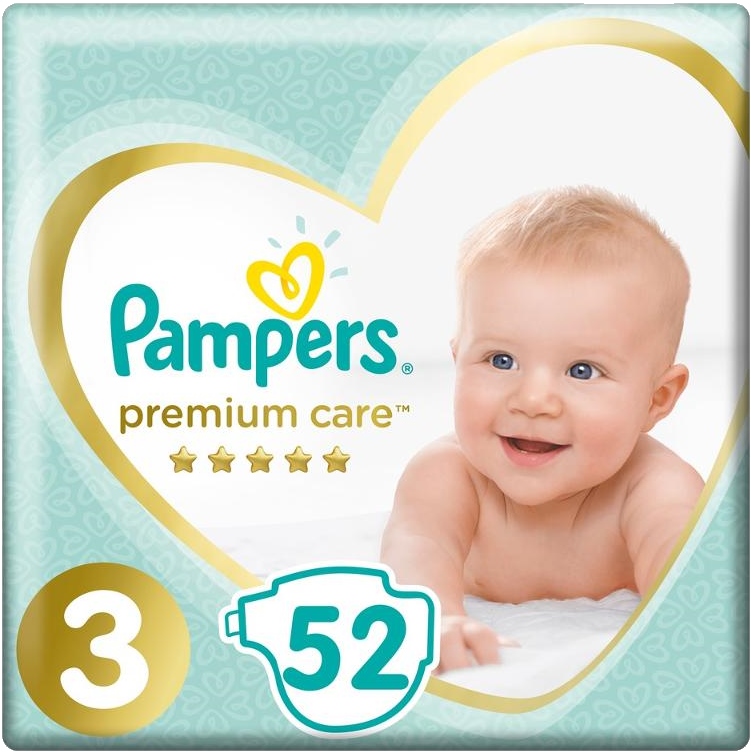 Pampers Premium Care 3 / 52 pcs