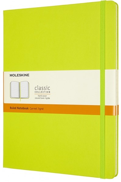 Moleskine Ruled Notebook Extra Large Lime