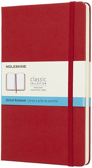 Moleskine Dots Notebook Large Red