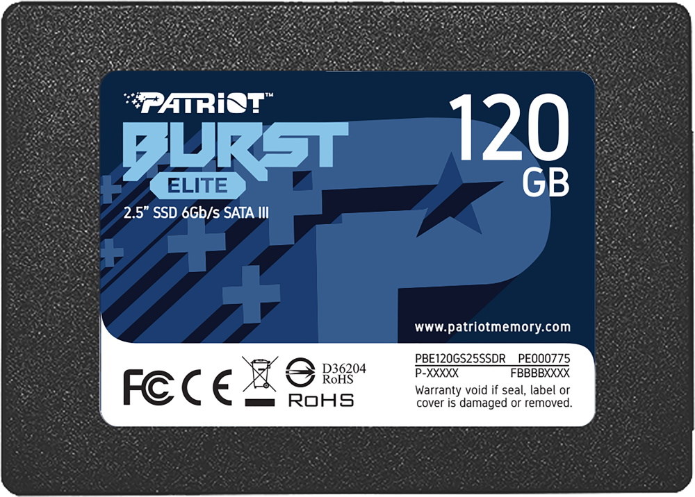 Patriot Memory Burst Elite PBE480GS25SSDR 120 ГБ