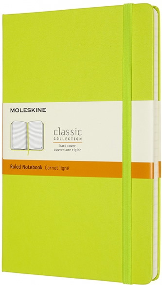 Moleskine Ruled Notebook Large Lime