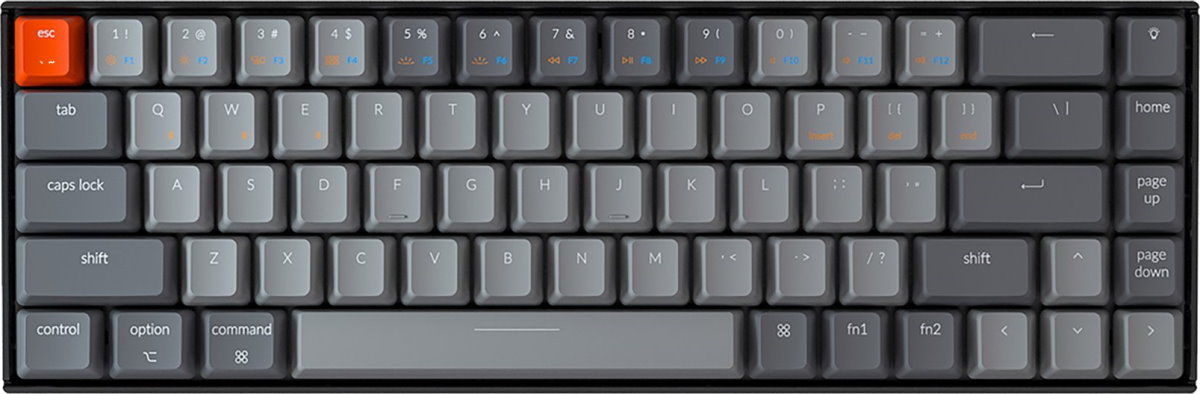 Keychron K6 RGB Backlit Gate Gateron Brown (Tactile)