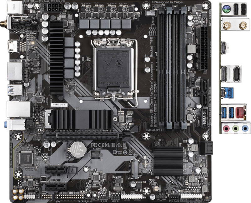 Gigabyte B760M DS3H D DDR4 + Wi-Fi