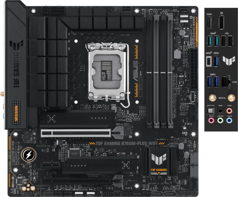 Asus TUF GAMING B760M-P DDR5 + Wi-Fi