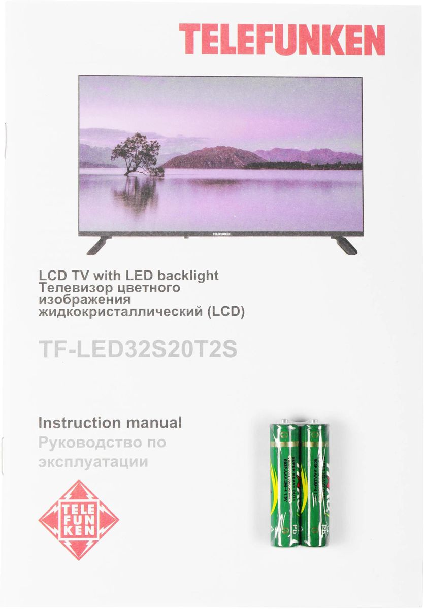 31.5" Телевизор Telefunken TF-LED32S20T2S\H, HD, черный, Android