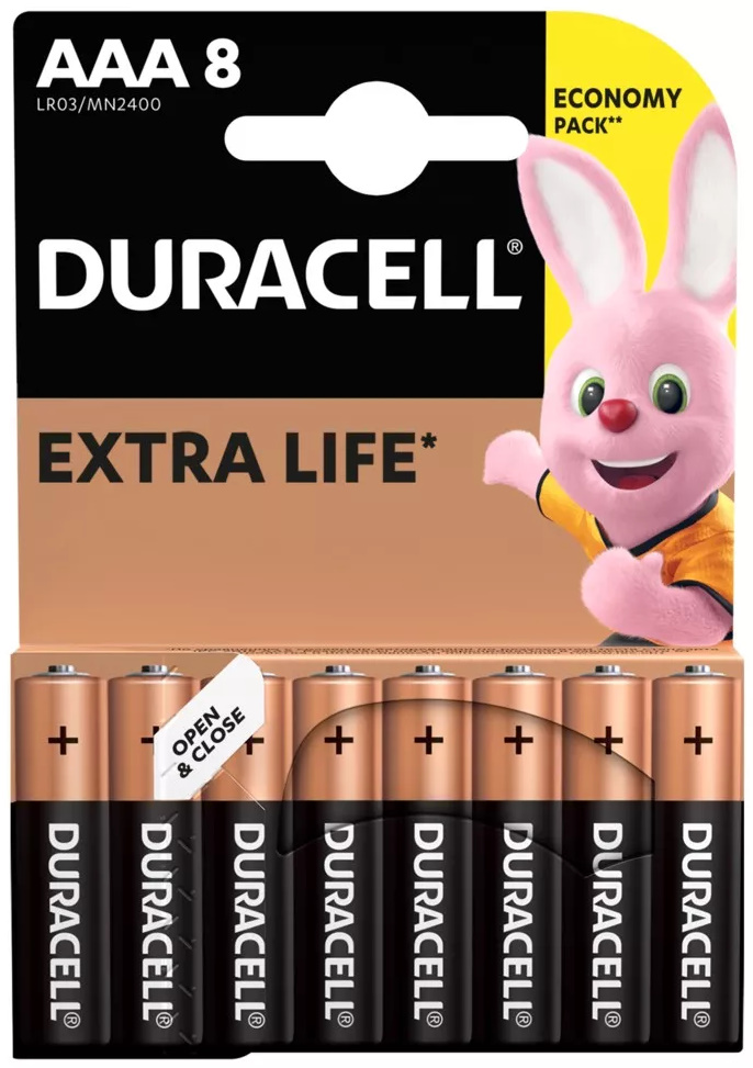 Duracell  4xAAA MN 8 шт