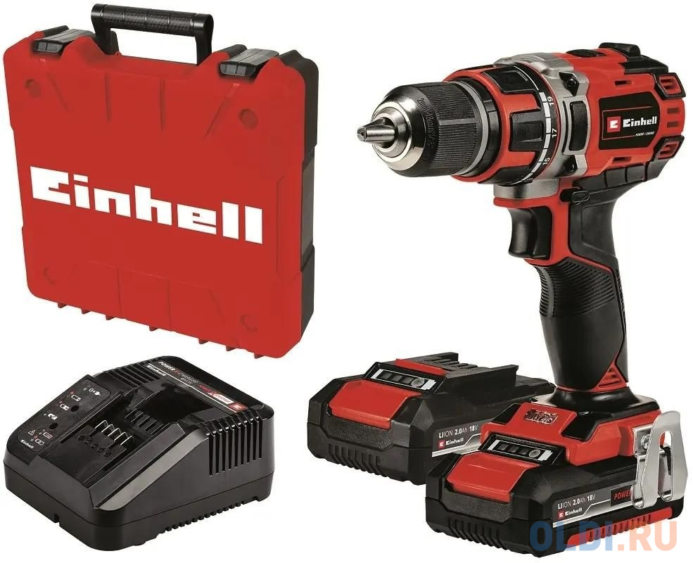 Аккумуляторная дрель Einhell pxc te-cd 18/50 li bl