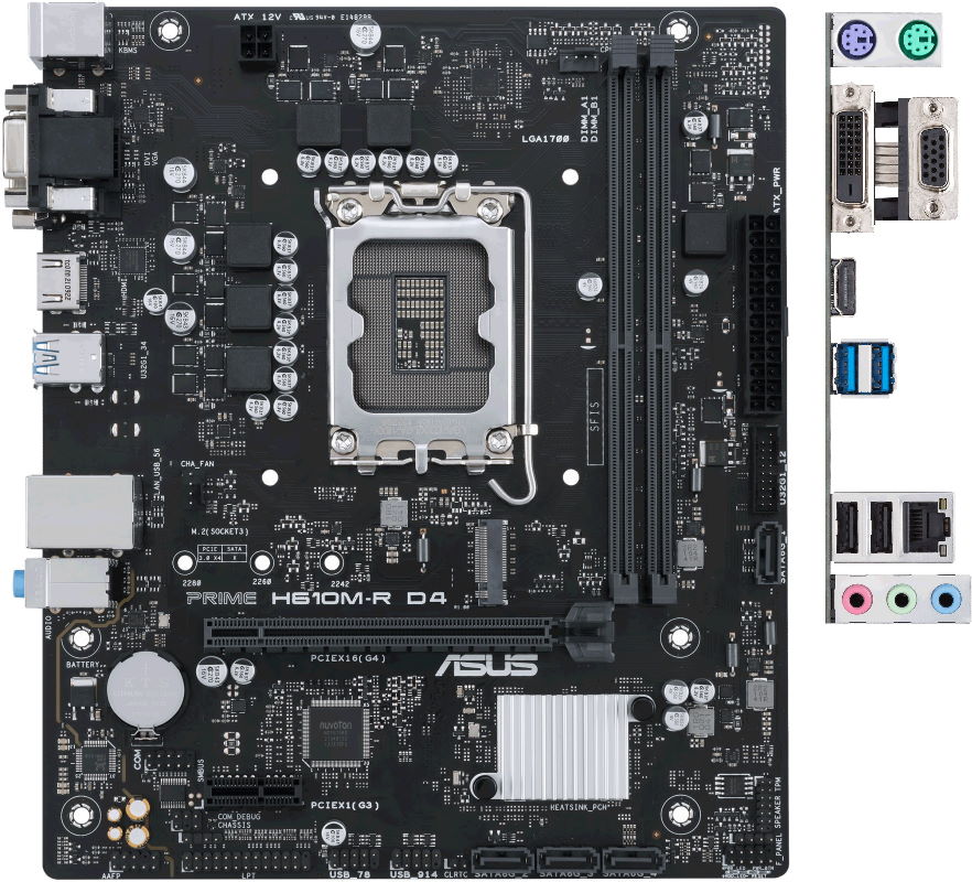 Asus PRIME H610M-R D4-SI