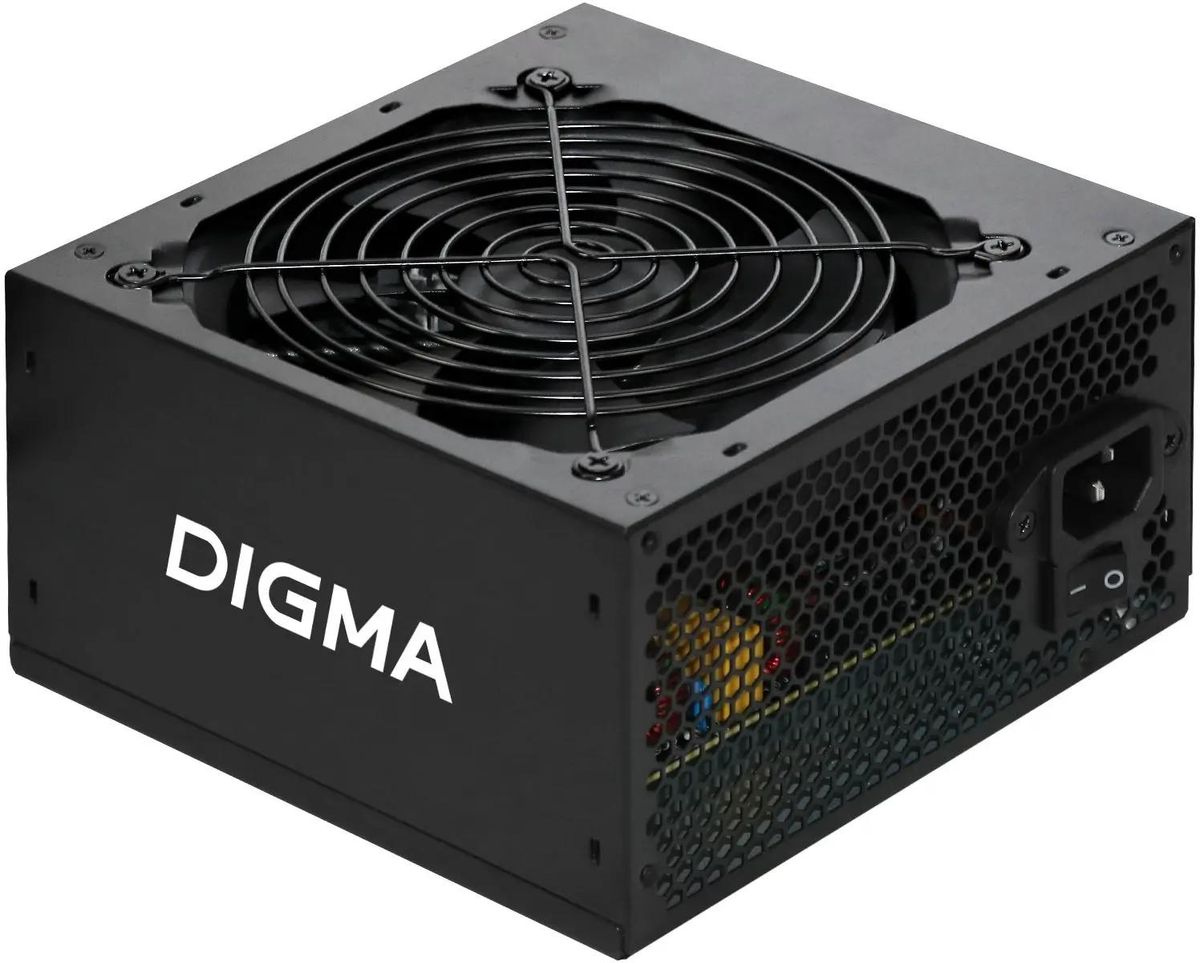 Блок питания Digma DPSU-750W-WH,  750Вт,  120мм,  черный, retail