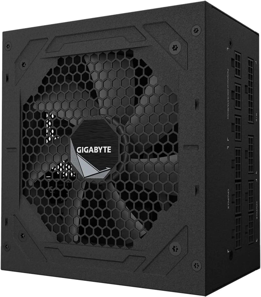 Блок питания GIGABYTE GP-UD1000GM,  1000Вт,  120мм,  черный, retail