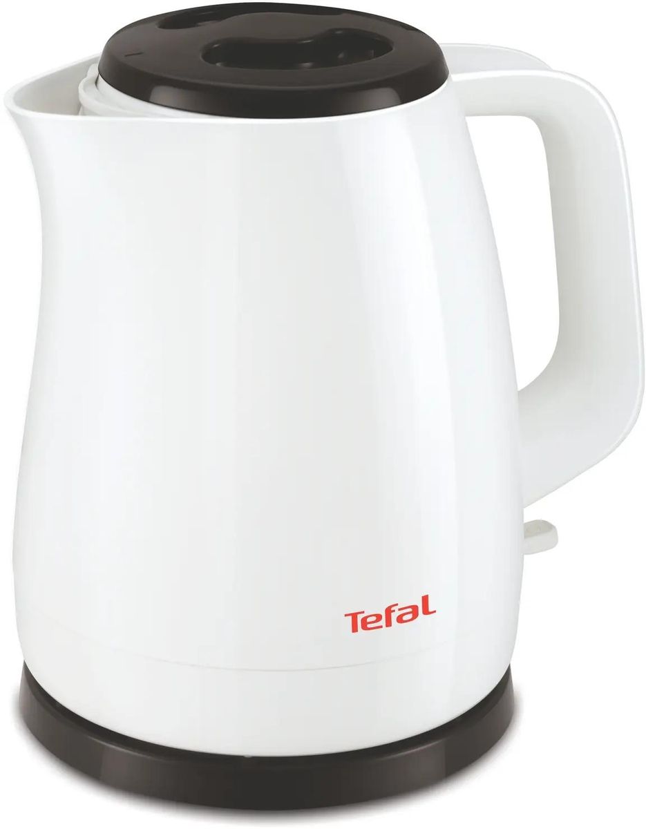 Чайник электрический TEFAL KO150130, 2400Вт, белый