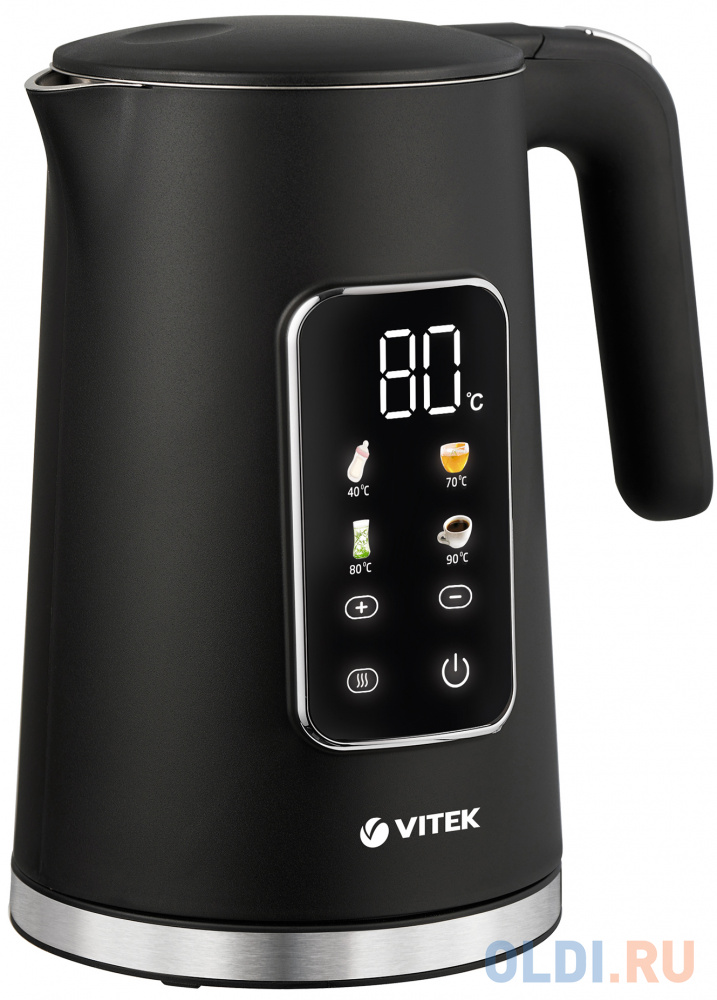 Чайник электрический Vitek VT-1162, 2200Вт, черный