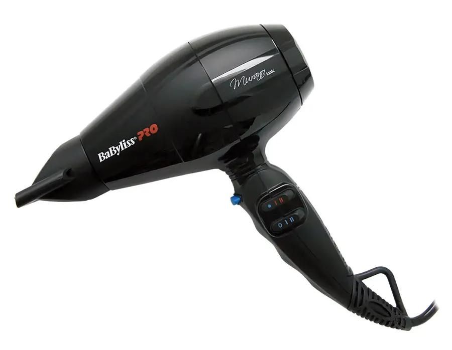 Фен BABYLISS PRO Murano Ionic, 2000Вт, черный