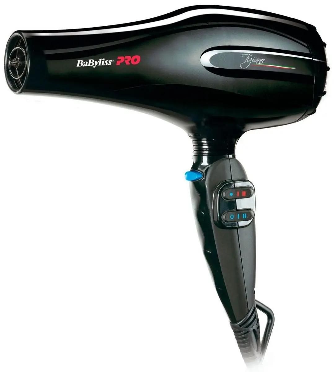 Фен BABYLISS PRO Tiziano, 2100Вт, черный