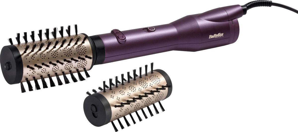 Фен-щетка BABYLISS AS950E, 650Вт, фиолетовый