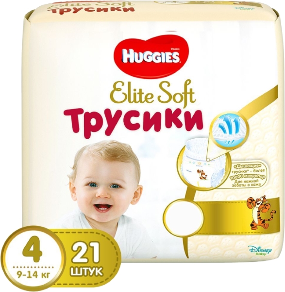 Huggies Elite Soft Pants 4 / 21 pcs