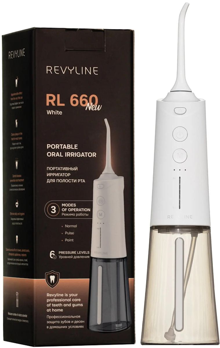 Ирригатор REVYLINE RL 660 цвет:белый