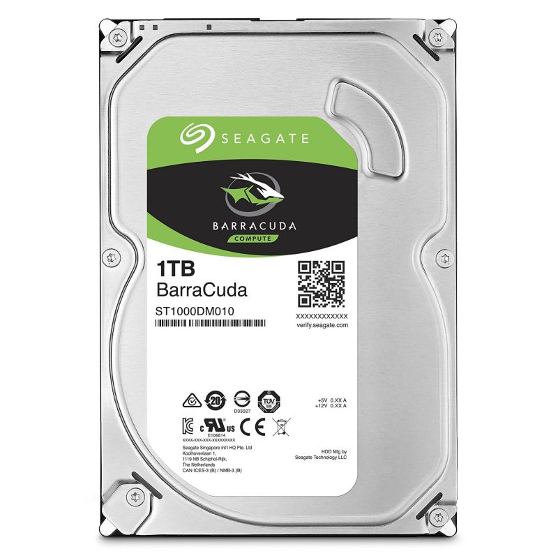 Жесткий диск Seagate Barracuda ST1000DM010,  1ТБ,  HDD,  SATA III,  3.5"