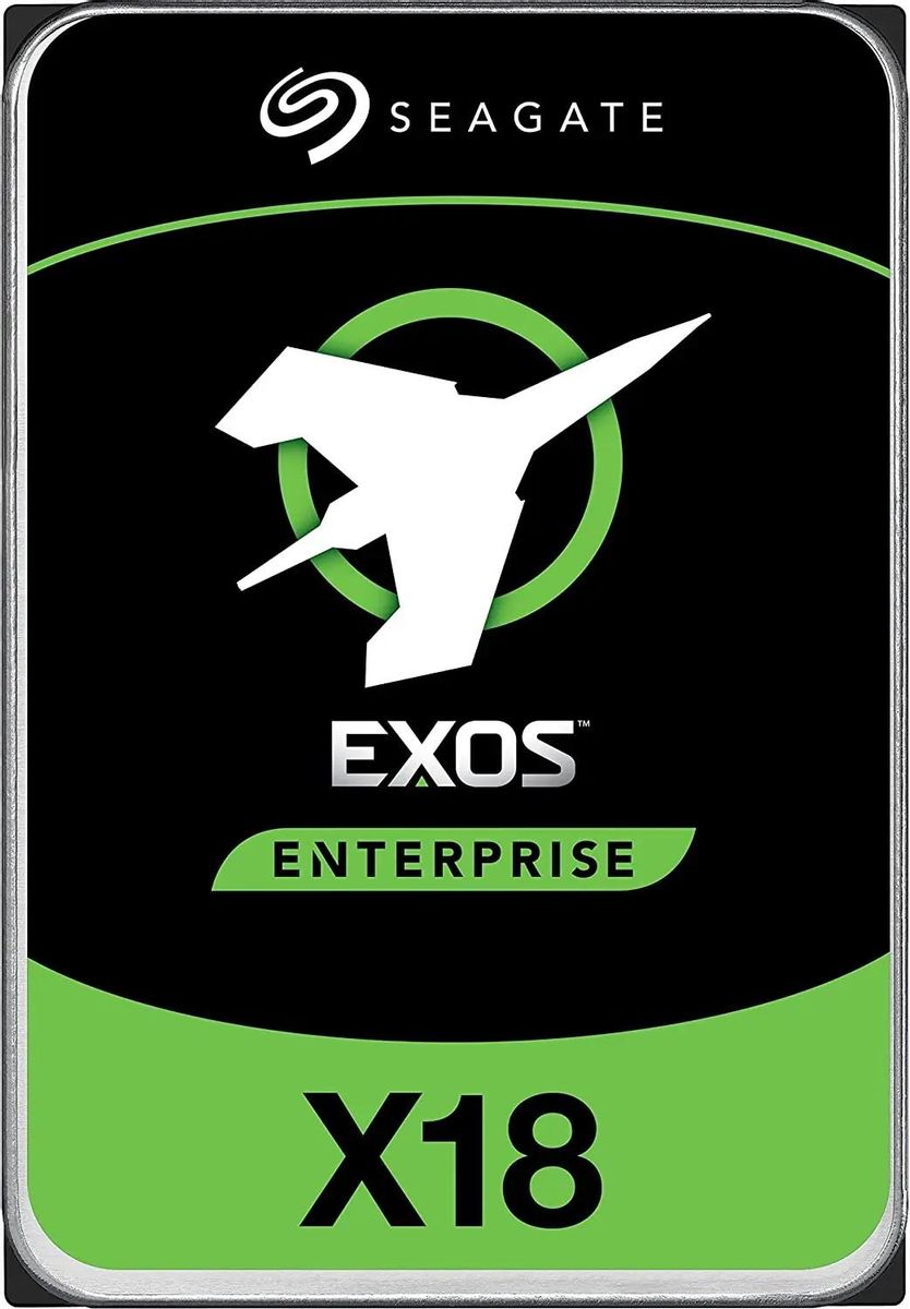 Жесткий диск Seagate Exos X18 ST12000NM000J,  12ТБ,  HDD,  SATA III,  3.5"