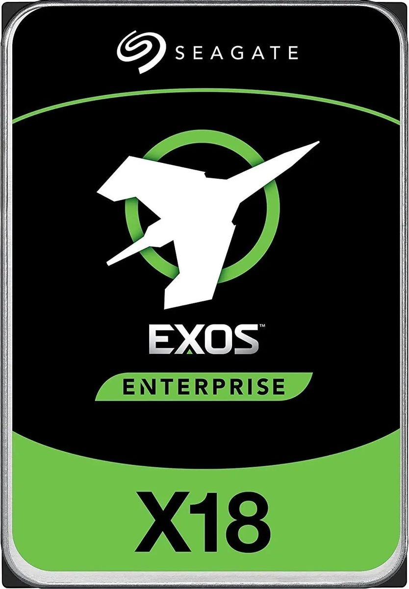 Жесткий диск Seagate Exos X18 ST14000NM000J,  14ТБ,  HDD,  SATA III,  3.5"