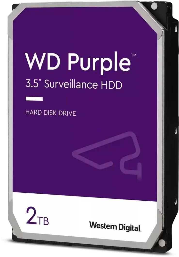 Жесткий диск WD Purple WD23PURZ,  2ТБ,  HDD,  SATA III,  3.5"