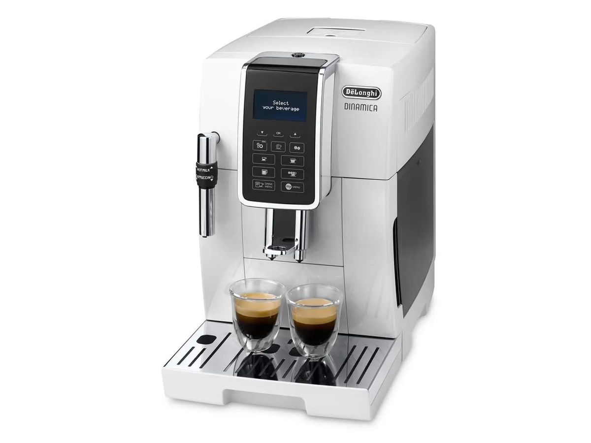 Кофемашина DeLonghi Dinamica ECAM350.35.W,  белый