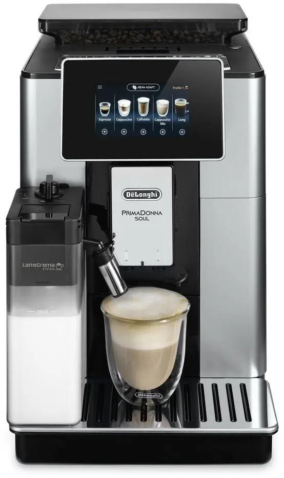 Кофемашина DELONGHI ECAM610.55.SB,  черный/серебристый