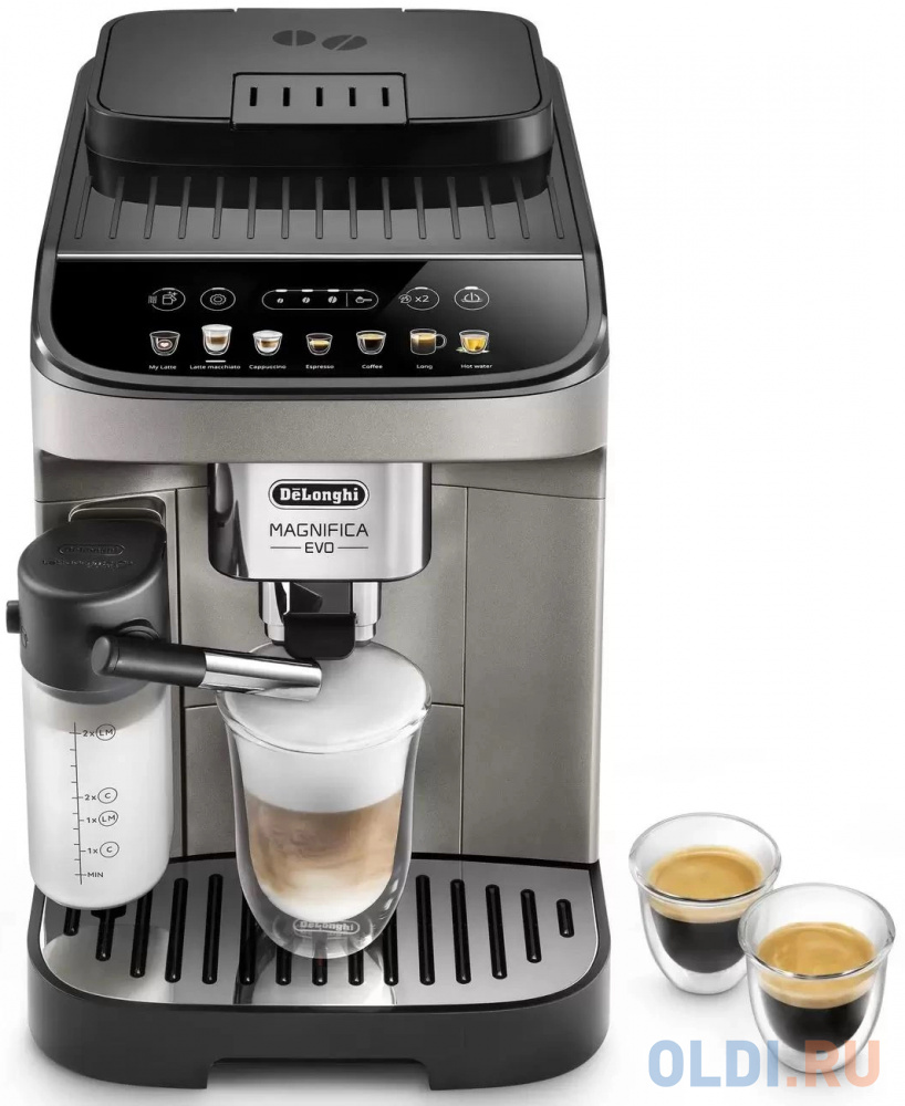 Кофемашина DeLonghi Magnifica Evo ECAM290.81.TB,  черный/серый