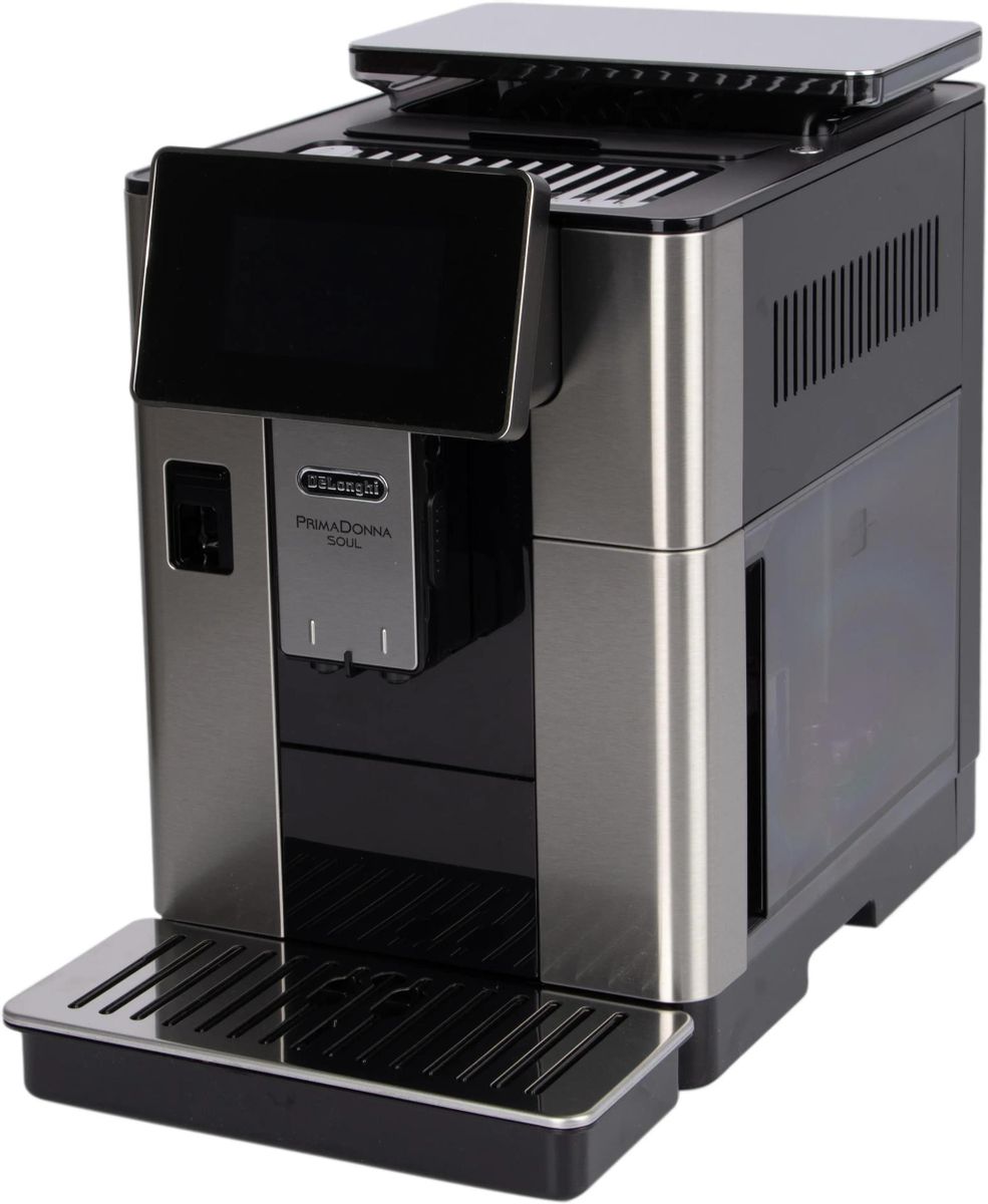 Кофемашина DELONGHI Primadonna Soul ECAM610.74.MB,  черный/серебристый