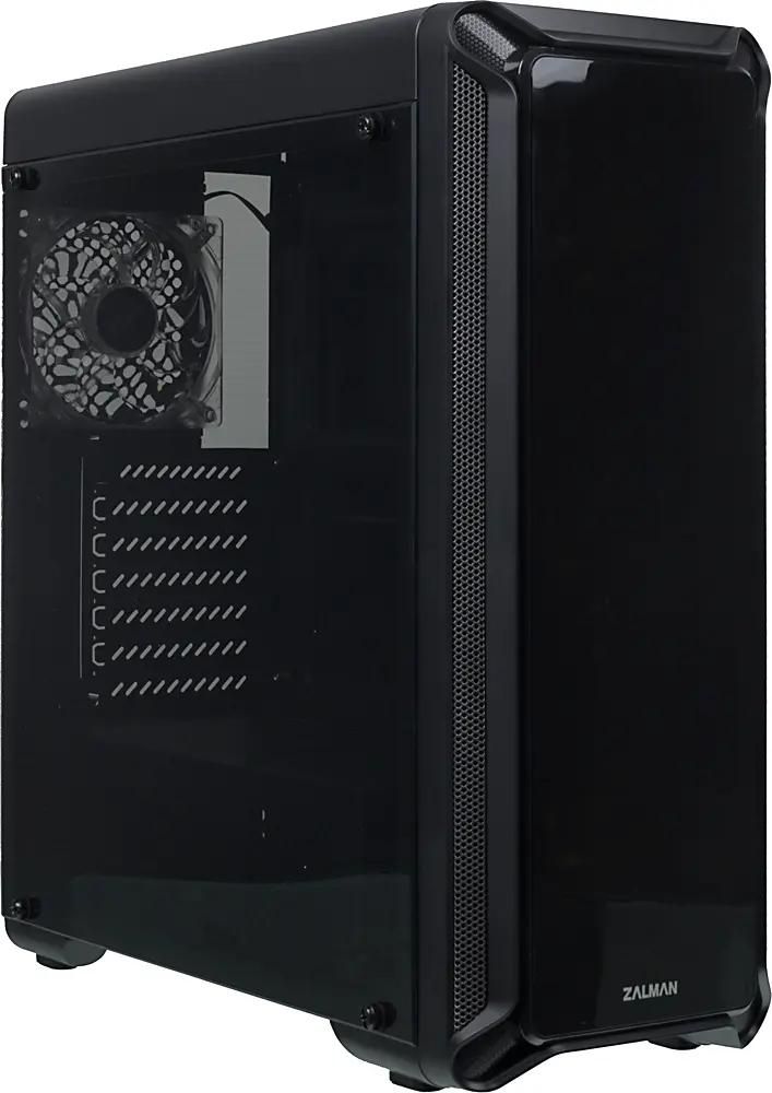 Корпус ATX Zalman i3 edge, Midi-Tower, без БП,  черный