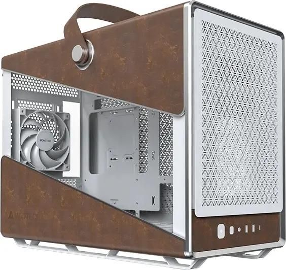 Корпус mATX MONTECH Heritage PRO (W), Mini-Tower, без БП,  белый