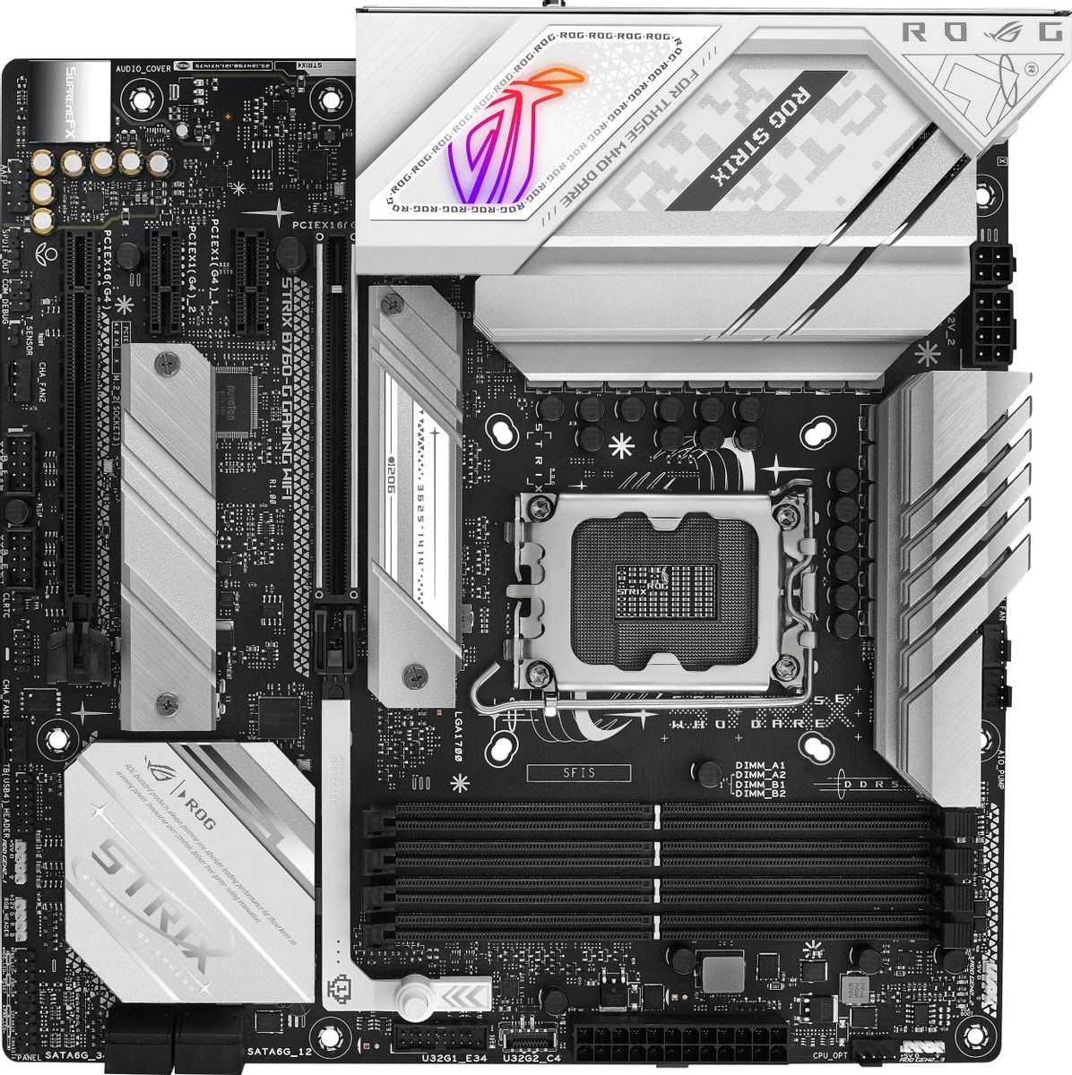 Материнская плата ASUS ROG STRIX B760-G GAMING WIFI, LGA 1700, Intel B760, mATX, Ret