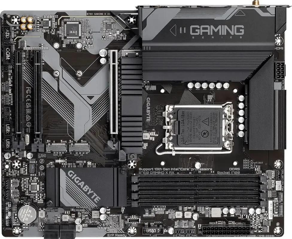 Материнская плата GIGABYTE B760 GAMING X AX, LGA 1700, Intel B760, ATX, Ret