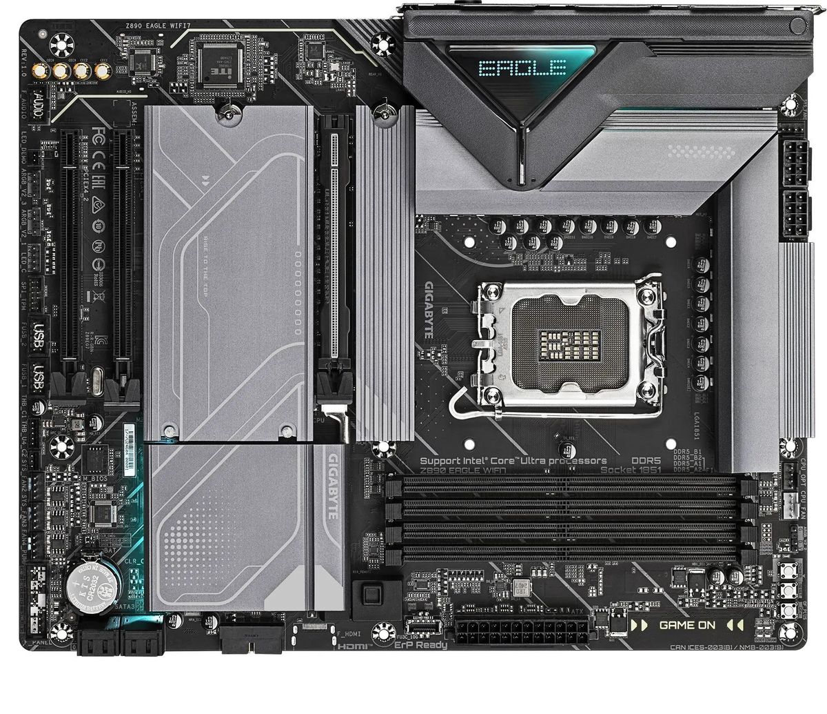 Материнская плата Gigabyte Z890 EAGLE WIFI7, Socket-1851, Intel Z890, ATX, Ret