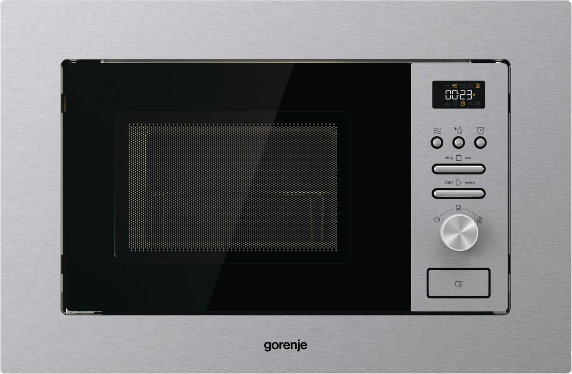 Микроволновая печь Gorenje BM201AG1X, встраиваемая, 20л, 800Вт, нержавеющая сталь