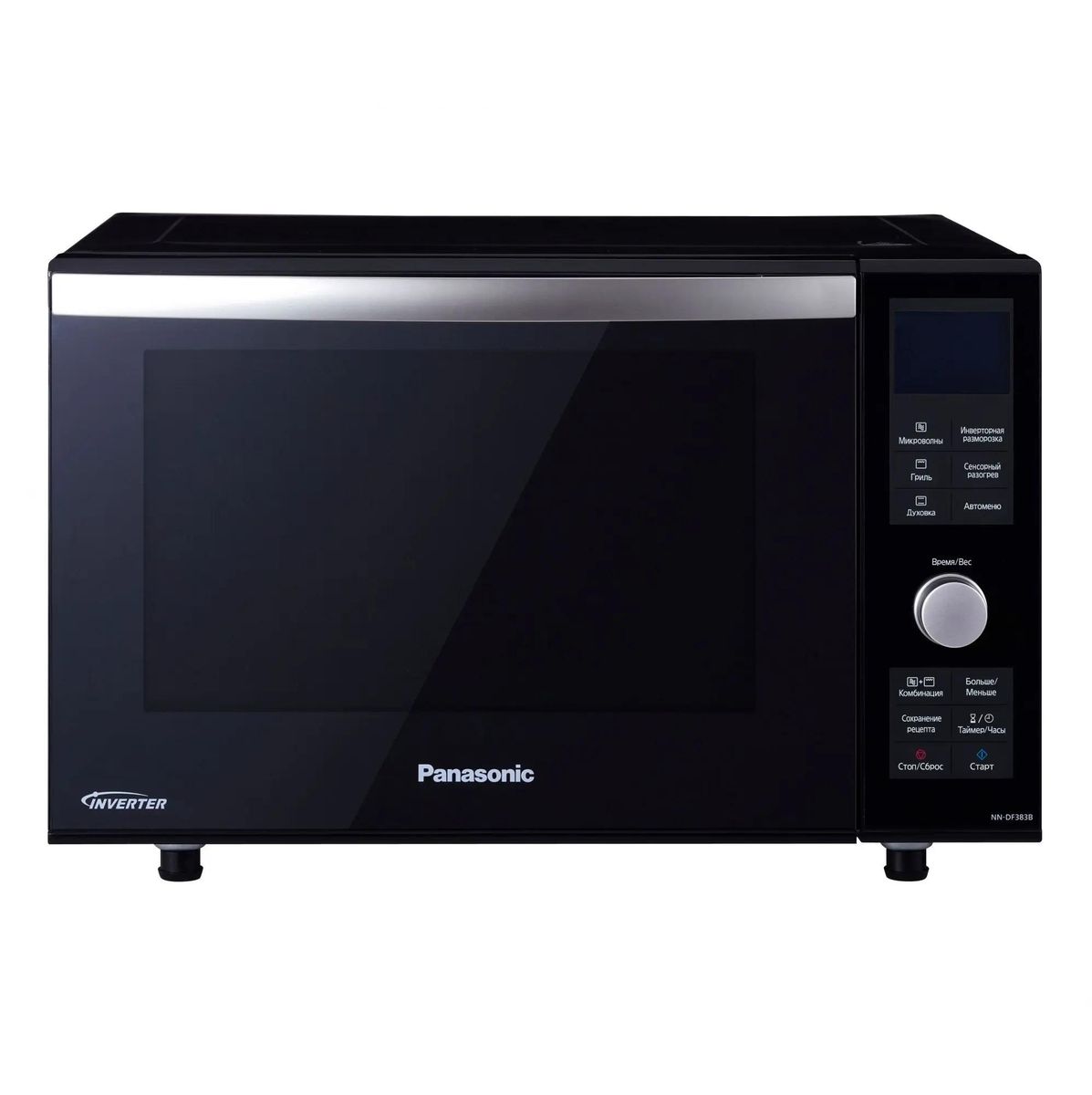 Микроволновая печь PANASONIC NN-DF383BZPE, 1070Вт, 23л, черный /голубой