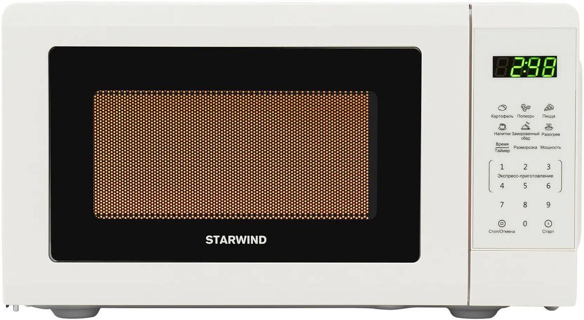 Микроволновая печь StarWind SMW4120, 700Вт, 20л, белый