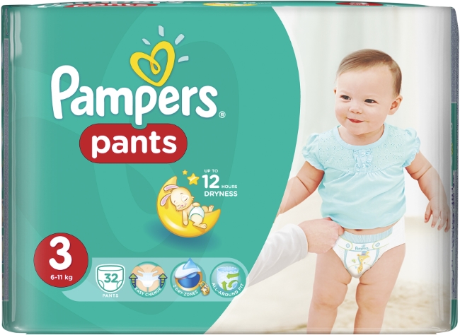 Pampers Pants 3 / 32 pcs