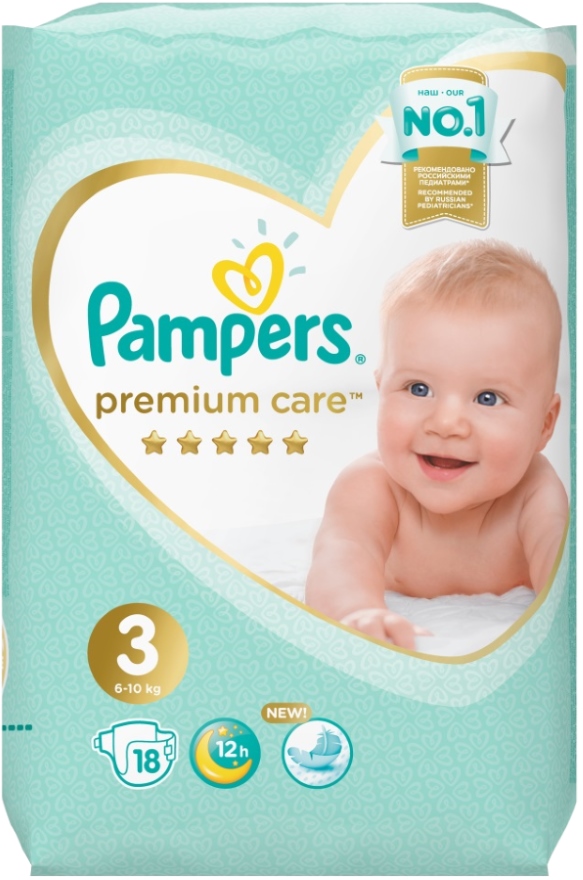 Pampers Premium Care 3 / 18 pcs