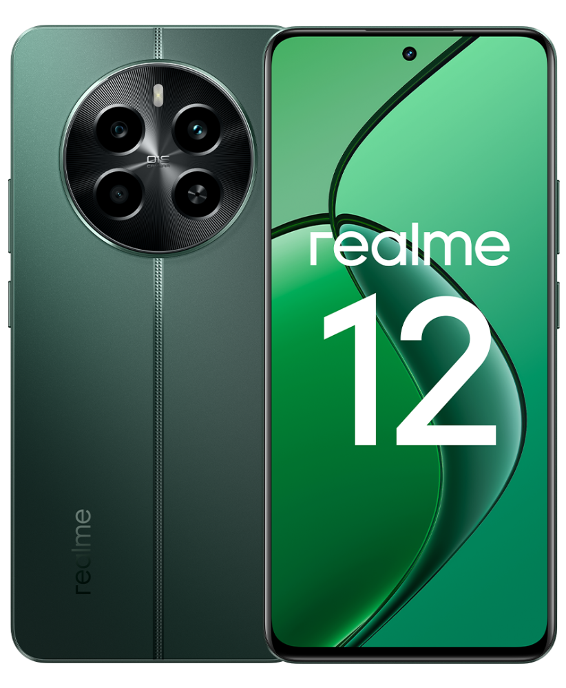 Смартфон REALME 12 8/256Gb,  RMX3871,  зеленый малахит