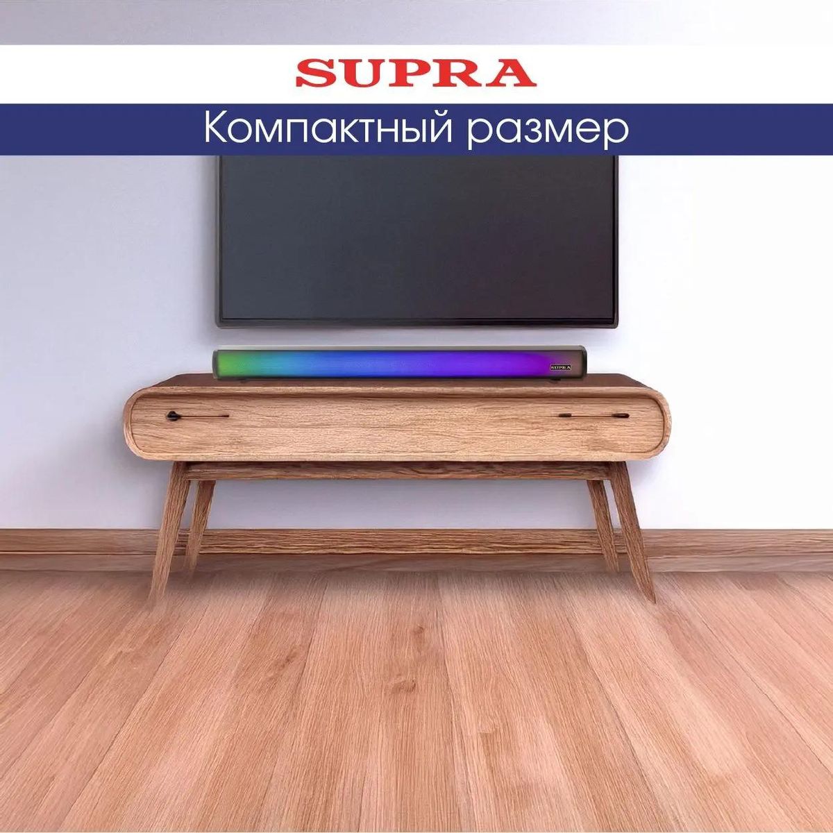 Саундбар Supra SSB-200 2.0 40Вт черный