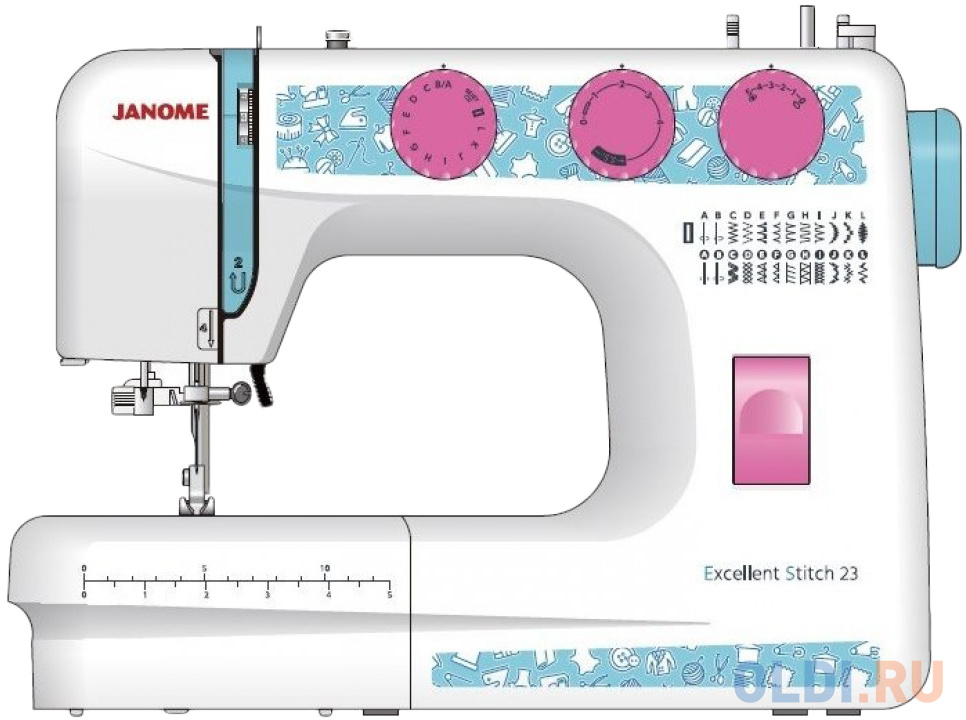 Швейная машина Janome Excellent Stitch 23 белый