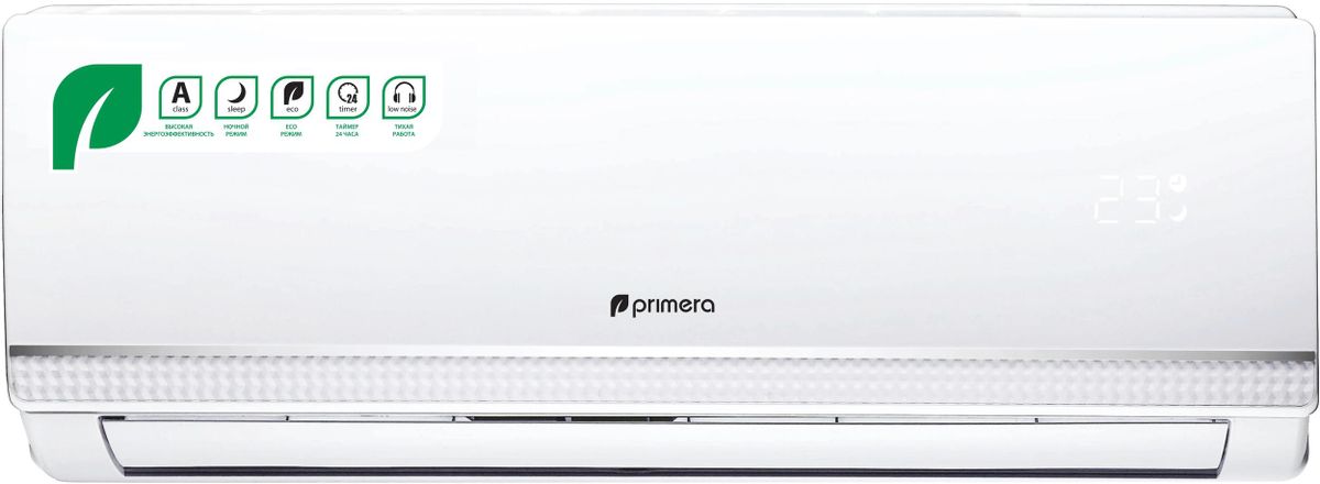 Сплит-система инверторная PRIMERA Lounge Inverter PRAW-07TEDA3 настенная, до 20м2, 7000 BTU (комплект из 2-х коробок)