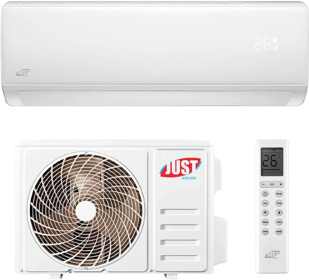 Сплит-система JUST AIRCON Just Red JAC-28HPSA/IF настенная, до 82м2, 28000 BTU (комплект из 2-х коробок)