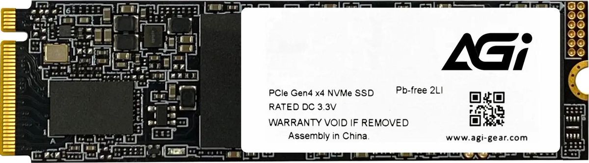 SSD накопитель AGI AGI1T0G43AI818 1ТБ, M.2 2280, PCIe 4.0 x4,  NVMe,  M.2