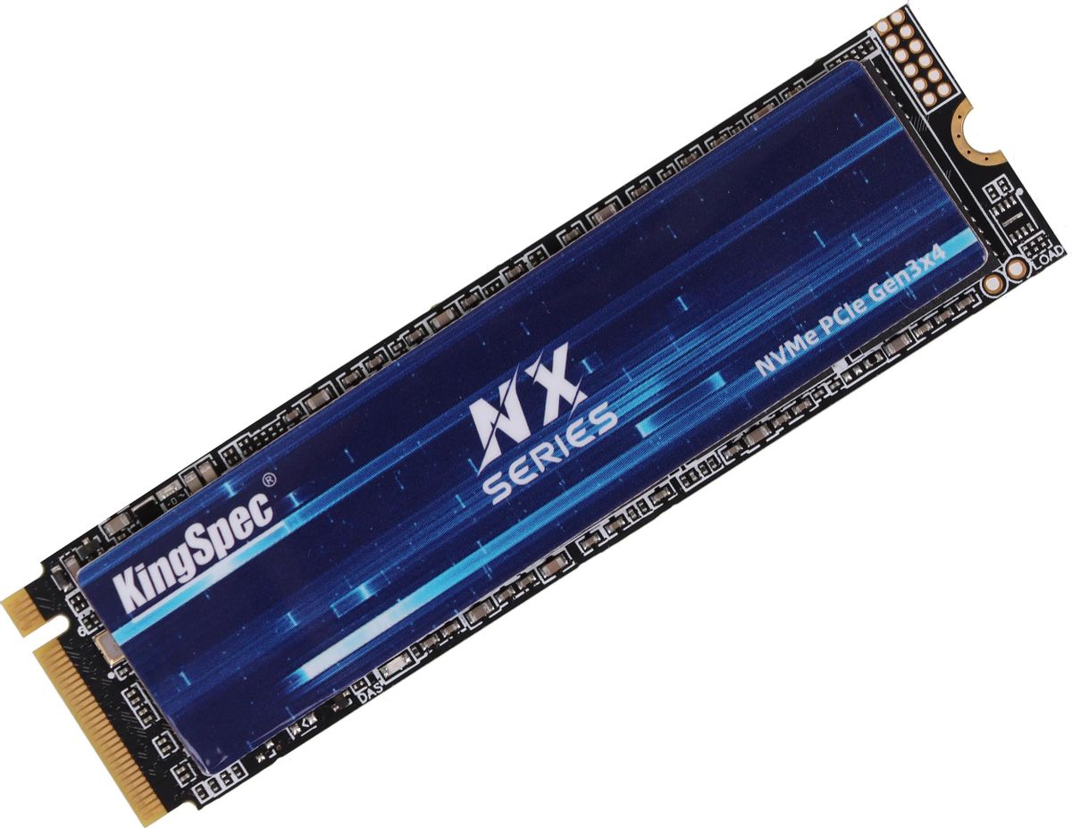 SSD накопитель KINGSPEC NX-1TB 1ТБ, M.2 2280, PCIe 3.0 x4,  NVMe,  M.2