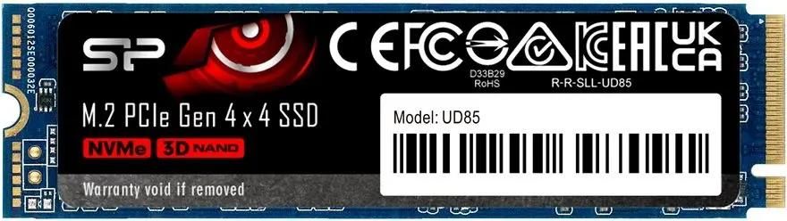 SSD накопитель Silicon Power M-Series UD85 SP01KGBP44UD8505 1ТБ, M.2 2280, PCIe 4.0 x4,  NVMe,  M.2