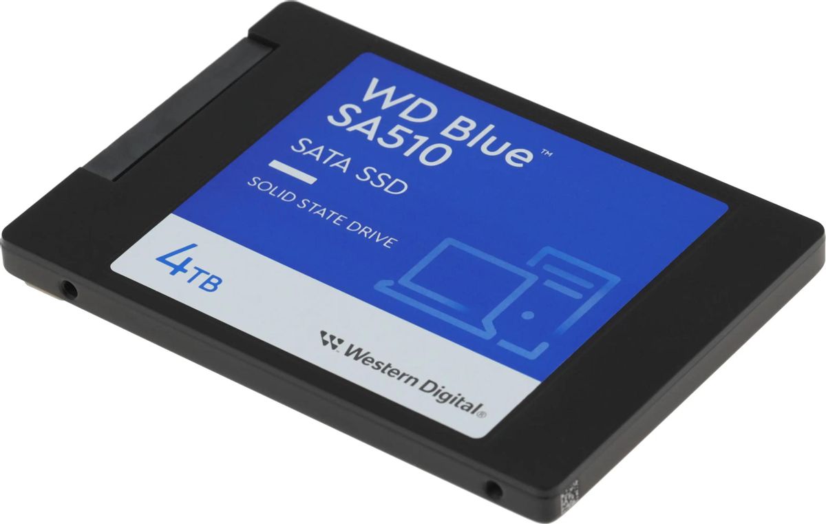 SSD накопитель WD Blue SA510 WDS400T3B0A 4ТБ, 2.5", SATA III,  SATA