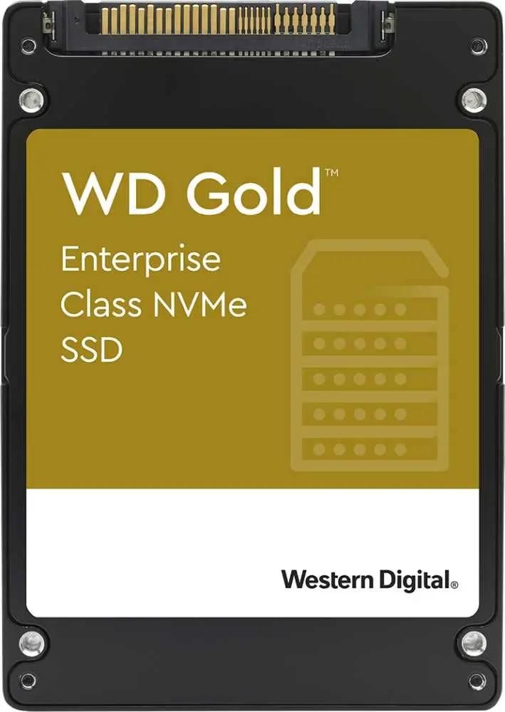 SSD накопитель WD Gold WDS384T1D0D 3.8ТБ, 2.5", PCIe 3.1 x4,  NVMe,  U.2