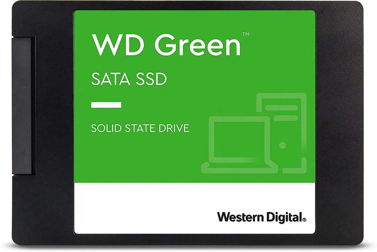 SSD накопитель WD Green WDS100T3G0A 1ТБ, 2.5", SATA III,  SATA